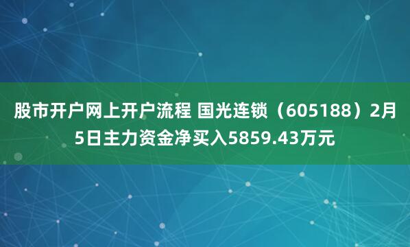股市开户网上开户流程 国光连锁（605188）2月5日主力资金净买入5859.43万元