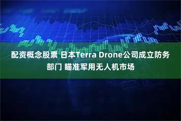配资概念股票 日本Terra Drone公司成立防务部门 瞄准军用无人机市场